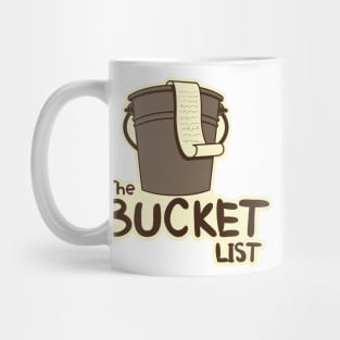 the bucket list scroll Mug